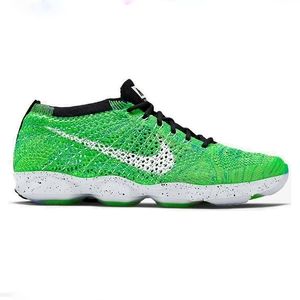 Nike Flyknit Zoom Agility Volt/Black/Green Sz 8